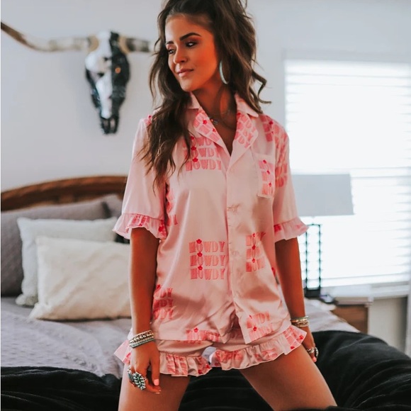 Pink Howdy Pajama Set NWT - Picture 1 of 3